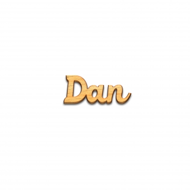 Decor nume Dan debitat laser